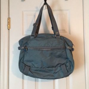 Mandarina Duck Blue Nylon Handbag